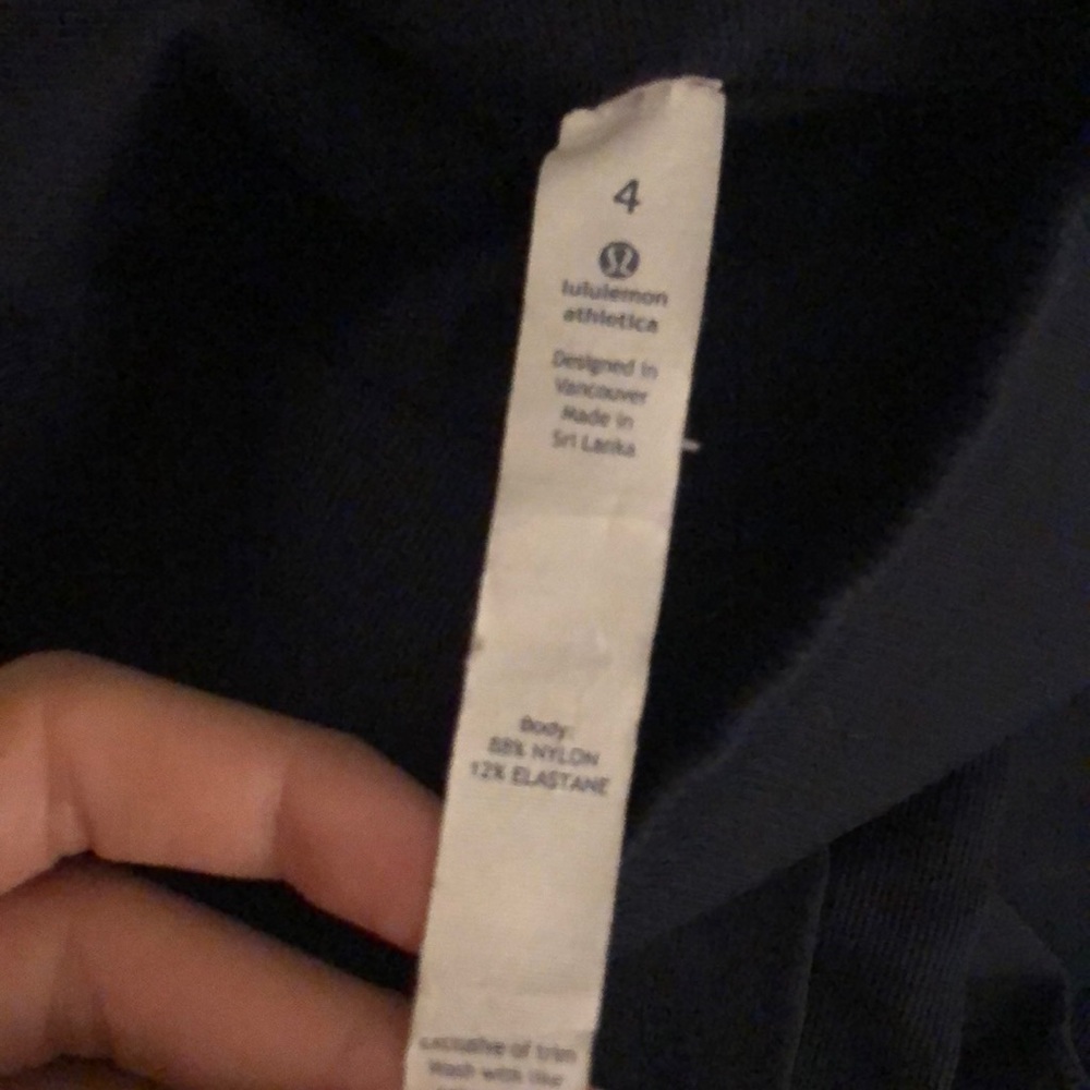 Dark navy lulu lemon leggings